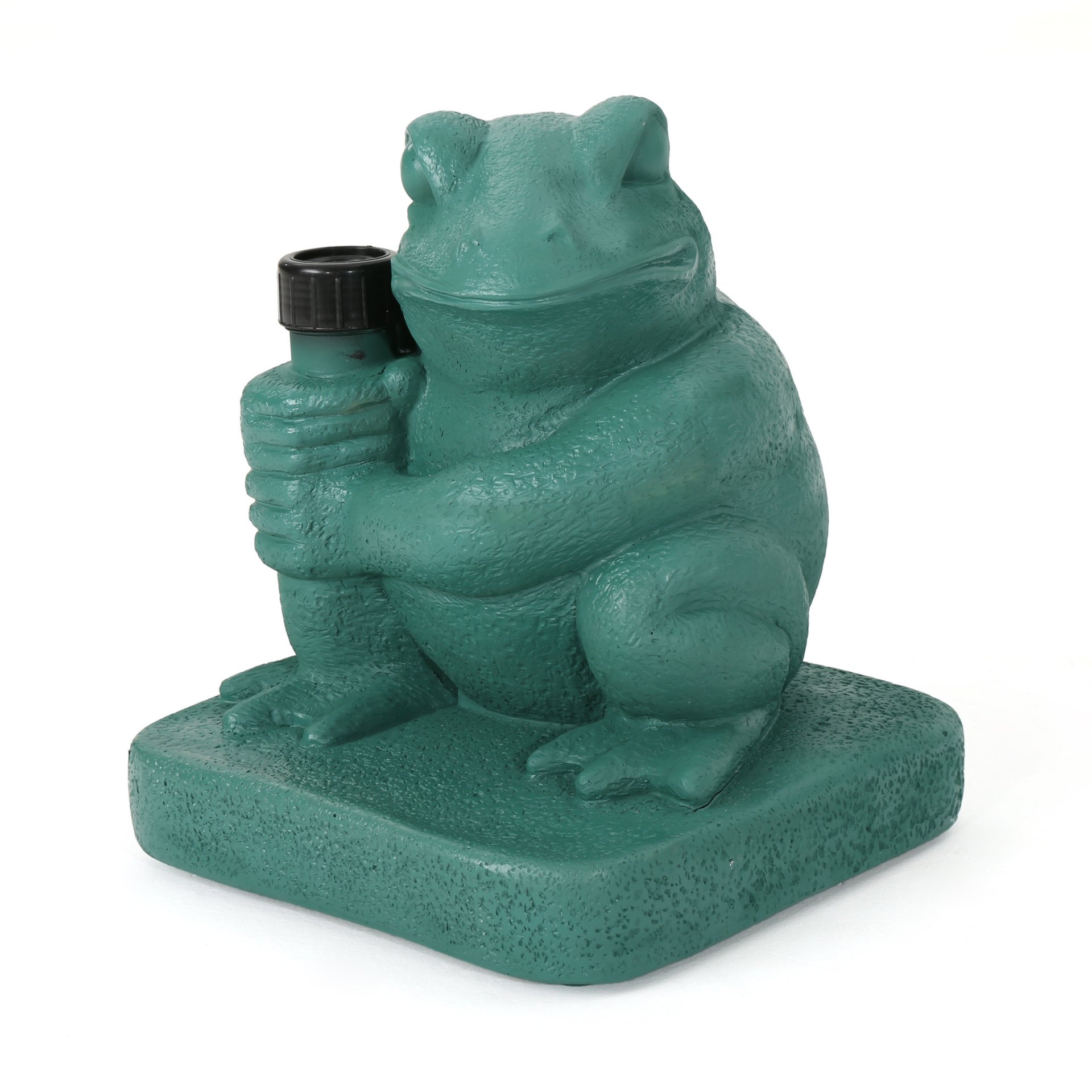 Whimsical - Frog Neptune Umbrella Base Concrete - Green - Image 5