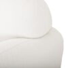Sway - Upholstered Loveseat With Wood Legs And Round Arms - White - Image 12