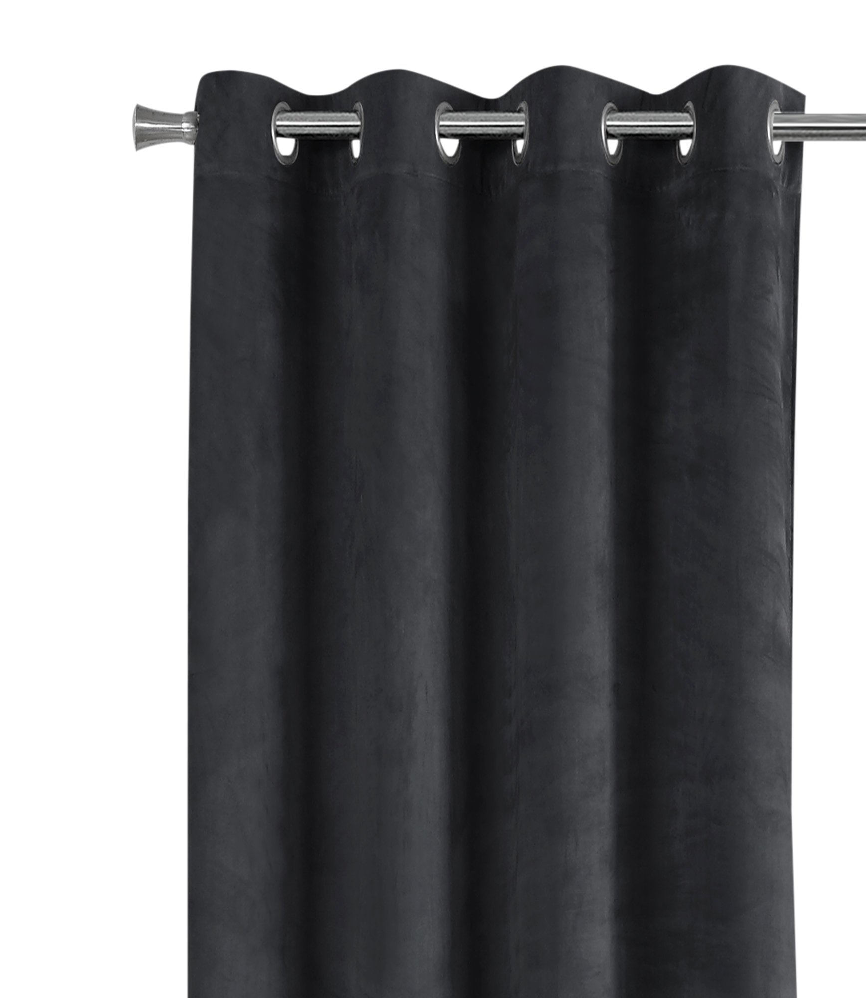 2 Pieces Set, Curtain Panel, Room Darkening, Grommet, Versatile Use - Gray - Image 5