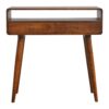 Curved Console Table - Chestnut - Image 11