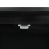 Vintage Style 2 Door Wooden Sideboard Cabinet For Living Room, Dining Room, Or Office - Black Wood - Image 11