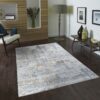 Textures - 5'3" X 7' Area Rug - White - Image 5