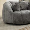 Durable Comfort High Back Bean Bag Sofa Lounger For Adults And Kids - Gray - Image 15