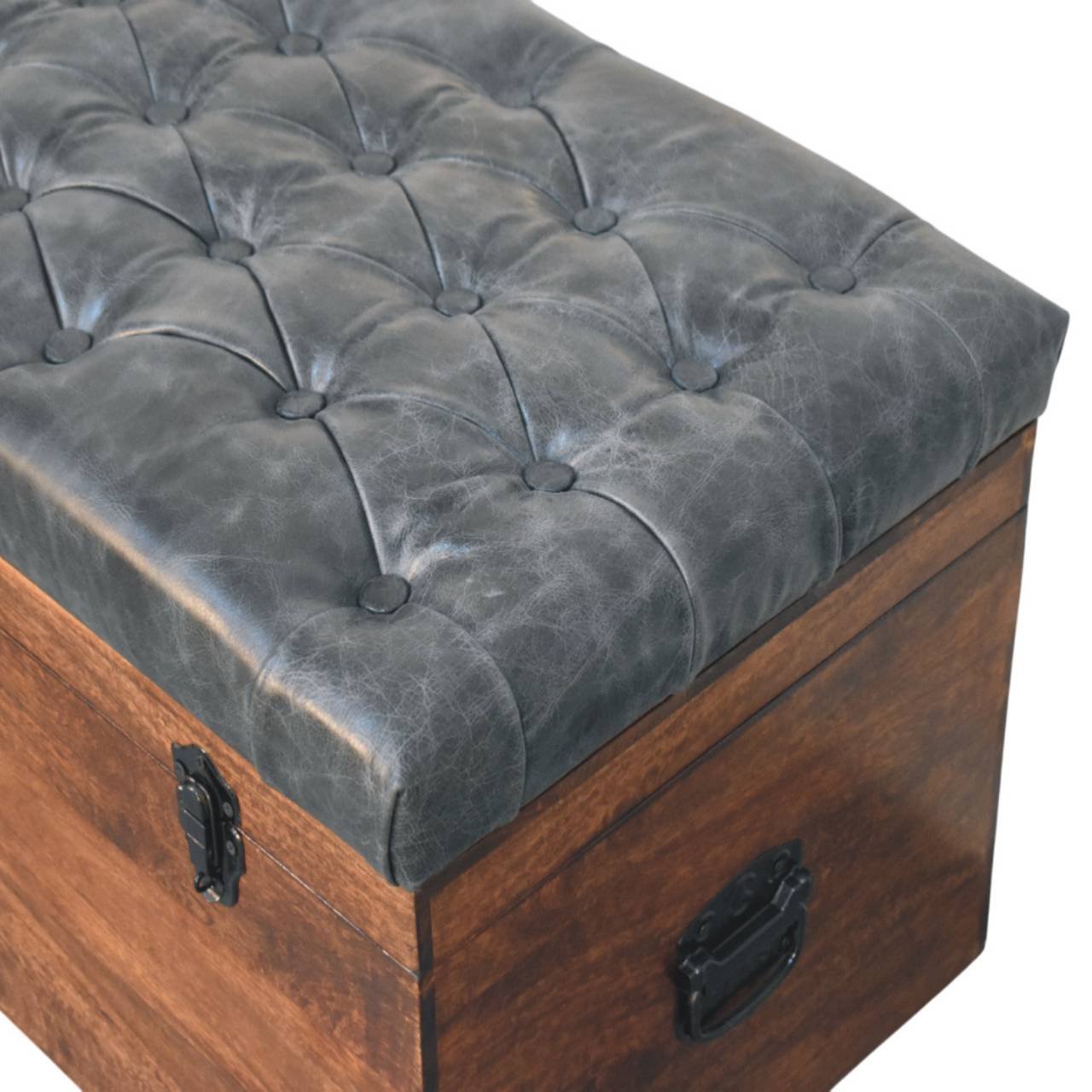 Buffalo - Hide Storage Trunk - Brown - Image 10