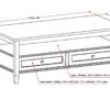 Warm Shaker - Coffee Table - Farmhouse Brown - Image 8