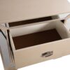 Contemporary Nightstand With Versatility - Pearl - Image 6