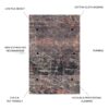 Fenix - Accent Rug - Anthracite / Multi - Image 5