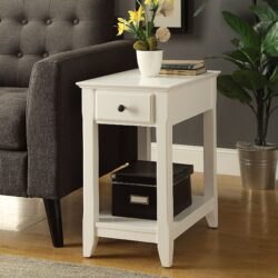 Bertie - Accent Table - White