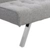 Modern Sofa Bed With Wood Frame And Stainless Legs - Gray - Image 11