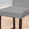 Dining Chair, Counter Height, Upholstered, Transitional (Set of 2) - Gray - Image 5
