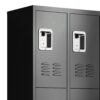 9 Door Lockers With Lock For Secure Storage And - Black - Image 18