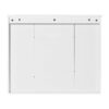 Wall Mounted Bathroom Medicine Cabinet, Modern Bathroom Wall Cabinet With Mirror, Mirror Cabinet With Open Shelves - White - Image 17