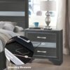 Naima - Nightstand - Black - Image 6