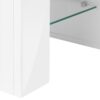 TV Stand, Console, Media Entertainment Center, Storage Cabinet, Glossy Contemporary & Modern - White - Image 7