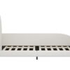 Twin Size Upholstered Rabbit-Shape Princess Bed, Twin Size Platform Bed With Headboard And Footboard - White - Image 8