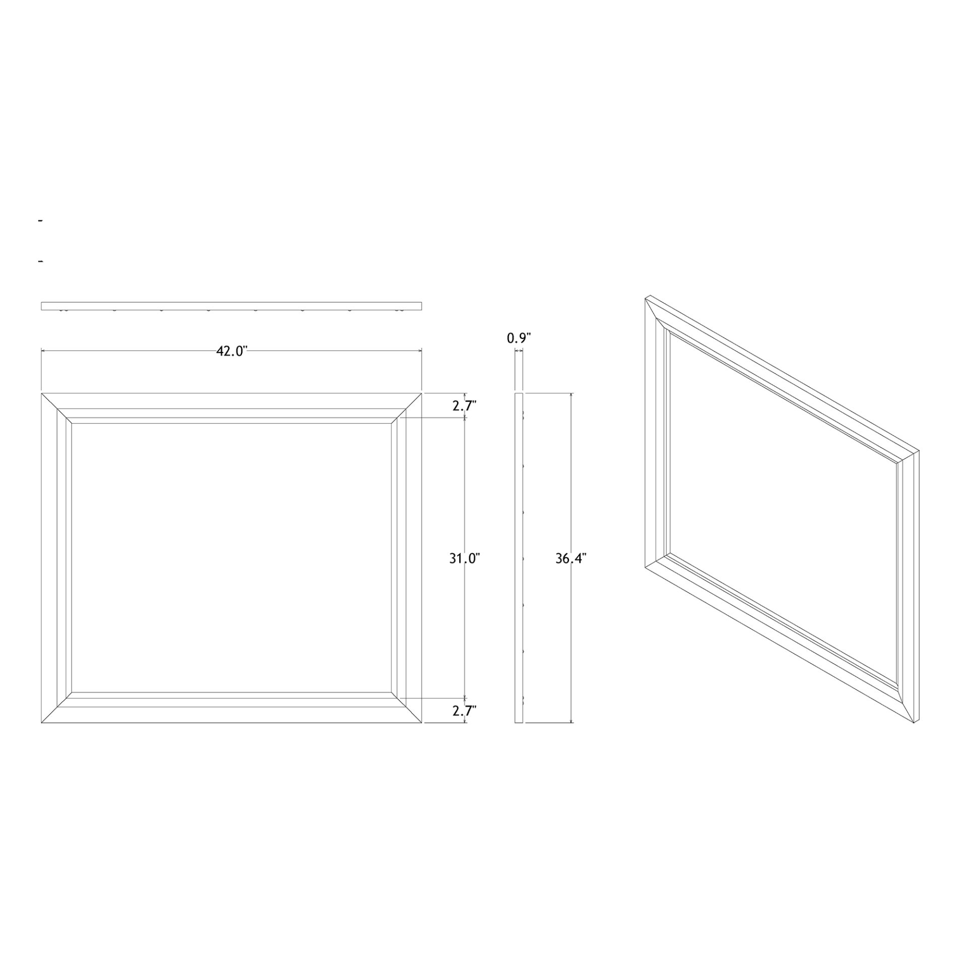 Chloe - Mirror - Gemstone Silver - Image 3