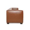 Contemporary 3 Seater Sofa With Tuxedo Design - Light Brown - Image 8
