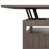 Lev - Lift Top Coffee Table - Smoky Brown - Image 7