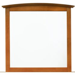 Elegant Wall Mirror - Oak