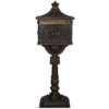 Cast Aluminum Mail Box, Postal Box, Mailbox - Bronze - Image 6