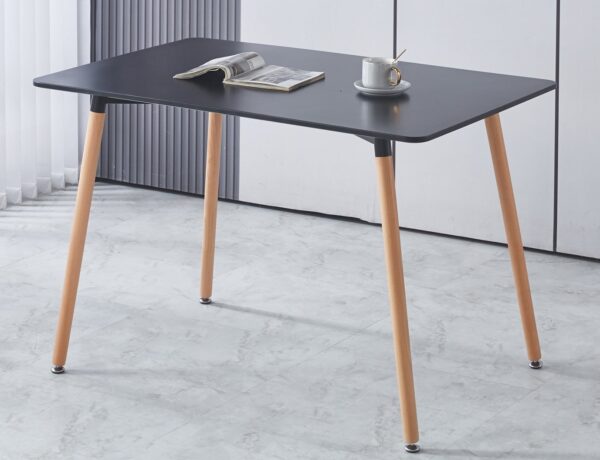 Table, Dining Table, Office Table, Coffee Table - Matte Black