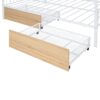 Full Size Classic House Bed With 2 Drawers - White - Image 8