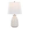 Claudia - Contemporary Lamp (Set of 2) - Off White / Polished Nickel / White - Image 3