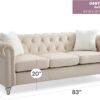 Raisa - Sofa - Beige - Image 3