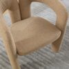Contemporary Velvet Upholstered Accent Dining Chair - Camel Teddy - Image 17