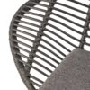 Cordella - Outdoor Woven Wicker Chairs With Cushions, (Set of 2) - Gray - Image 12