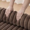 Mini Loveseat With Adjustable Backrest - Brown - Image 11