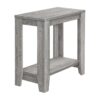 Accent Table, Side Contemporary Stylish - Gray - Image 7