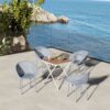 2 Piece Durable Single Chair With Mesh Hollow Out Design - Light Gray - Image 15