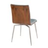 Mason - Contemporary Dining / Chair With Swivel (Set of 2) - Walnut / Green - Image 4