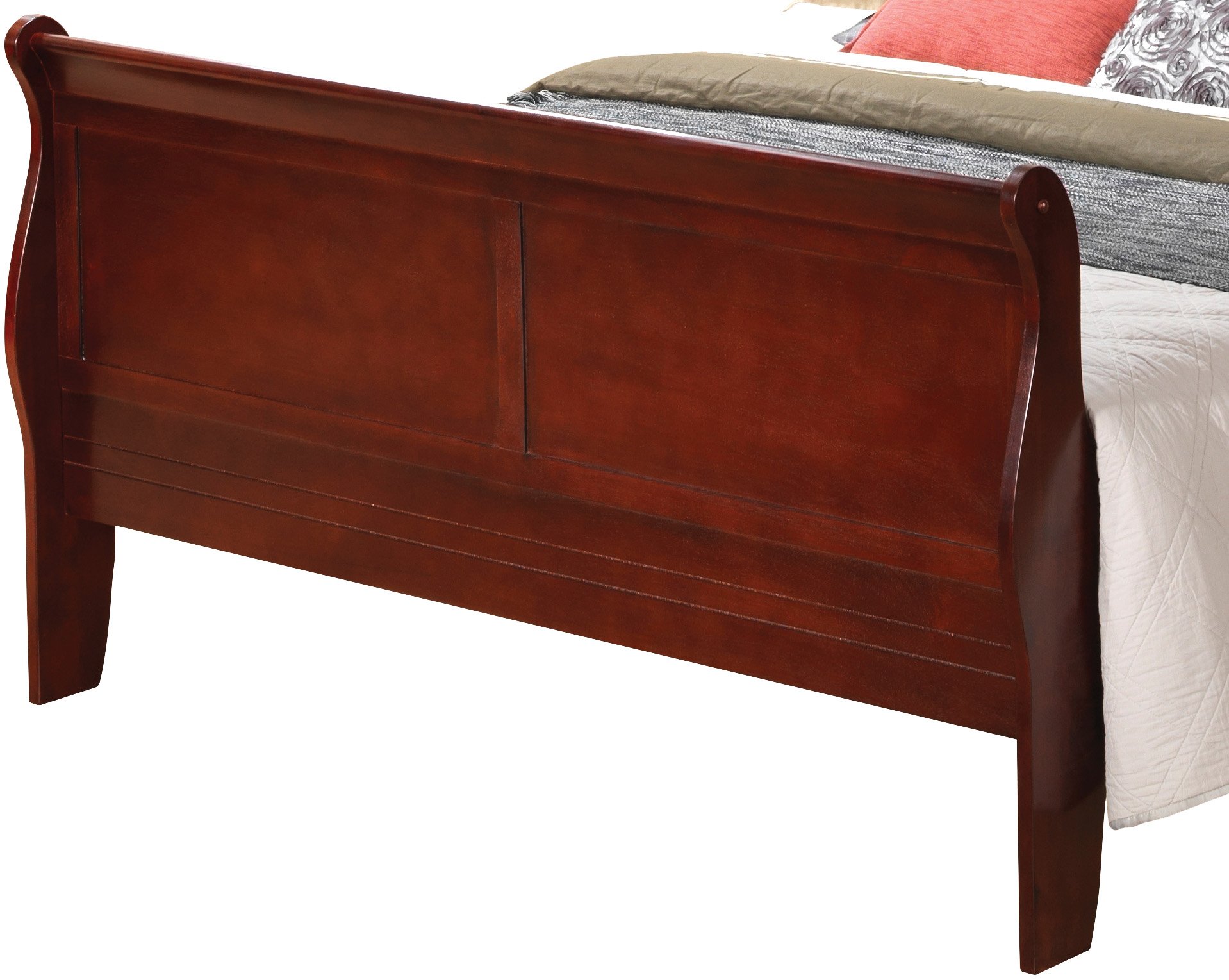 King Bed Charming Traditional - Cherry - Image 5