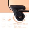 Expandable 3 Piece Luggage Sets Pc Lightweight & Durable Suitcase With Two Hooks, Spinner Wheels, Tsa Lock, (21/25/29) - Peach - Image 9