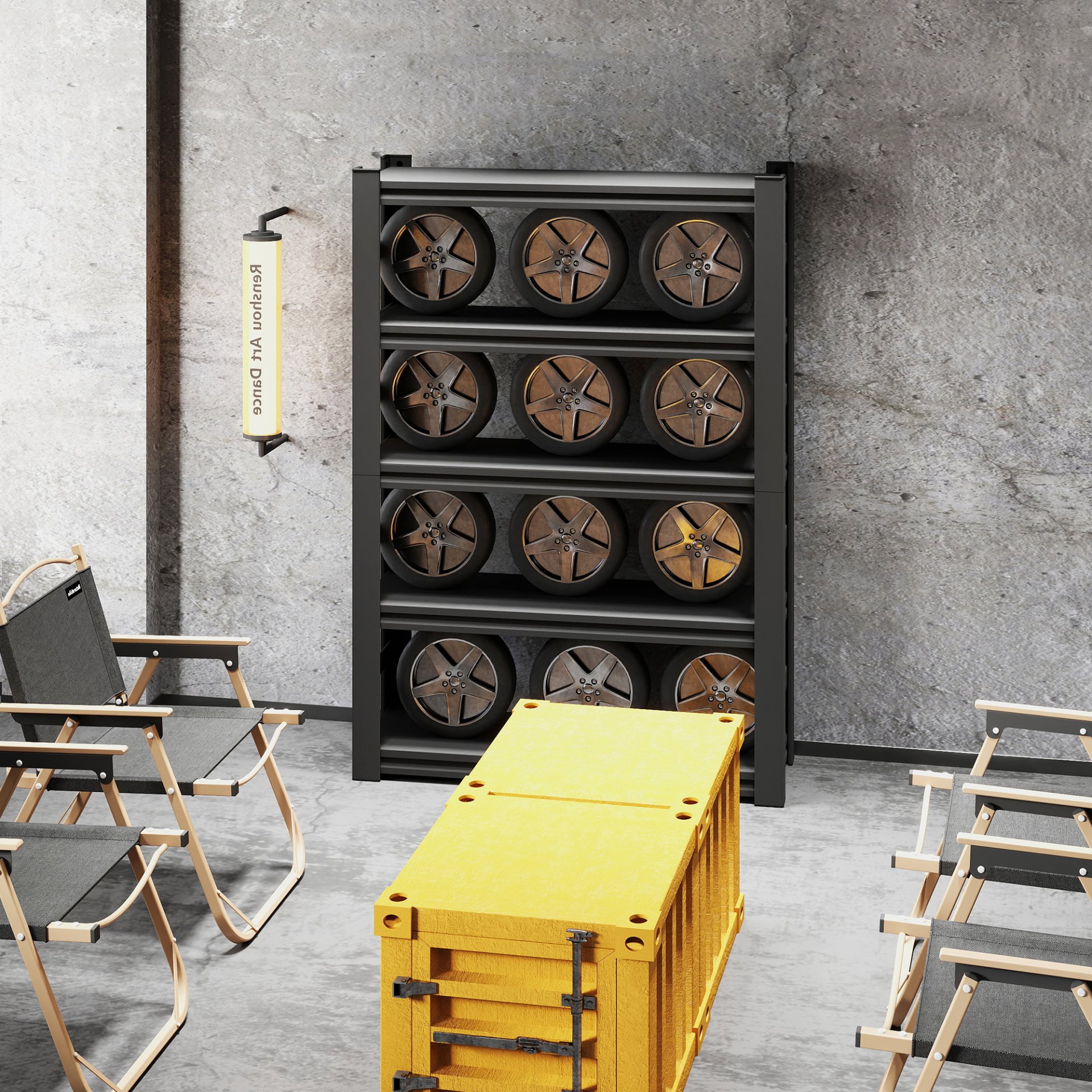 Storage Shelves 5 Tier Heavy Duty Shelving Unit Adjustable Shelving Units And Storage Rack - Dark Gray - Image 16