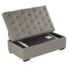 Convertible Ottoman Sleeper With Memory Mattress - Gray - Gray - Image 10