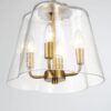 Soiree - 4 Candle Lights Pendant - Clear / Gold - Image 5