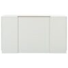 Modern Luxury Multi-Functional Island Vanity Dresser And Storage Cabinet With Glass Tabletop, Display Shelf, 6 Drawers For Walk In Wardrobe And Bedroom - Cream White - Image 13