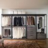 Monica - Walk In Closet With 3 Drawers And 1 Shelf - Gray - Image 2