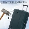 20" / 24" / 28" 3 Pieces / Set Spinner Wheel Luggage, Carry On Suitcase, Matching Color, TSA Combination Lock - Emerald - Image 10
