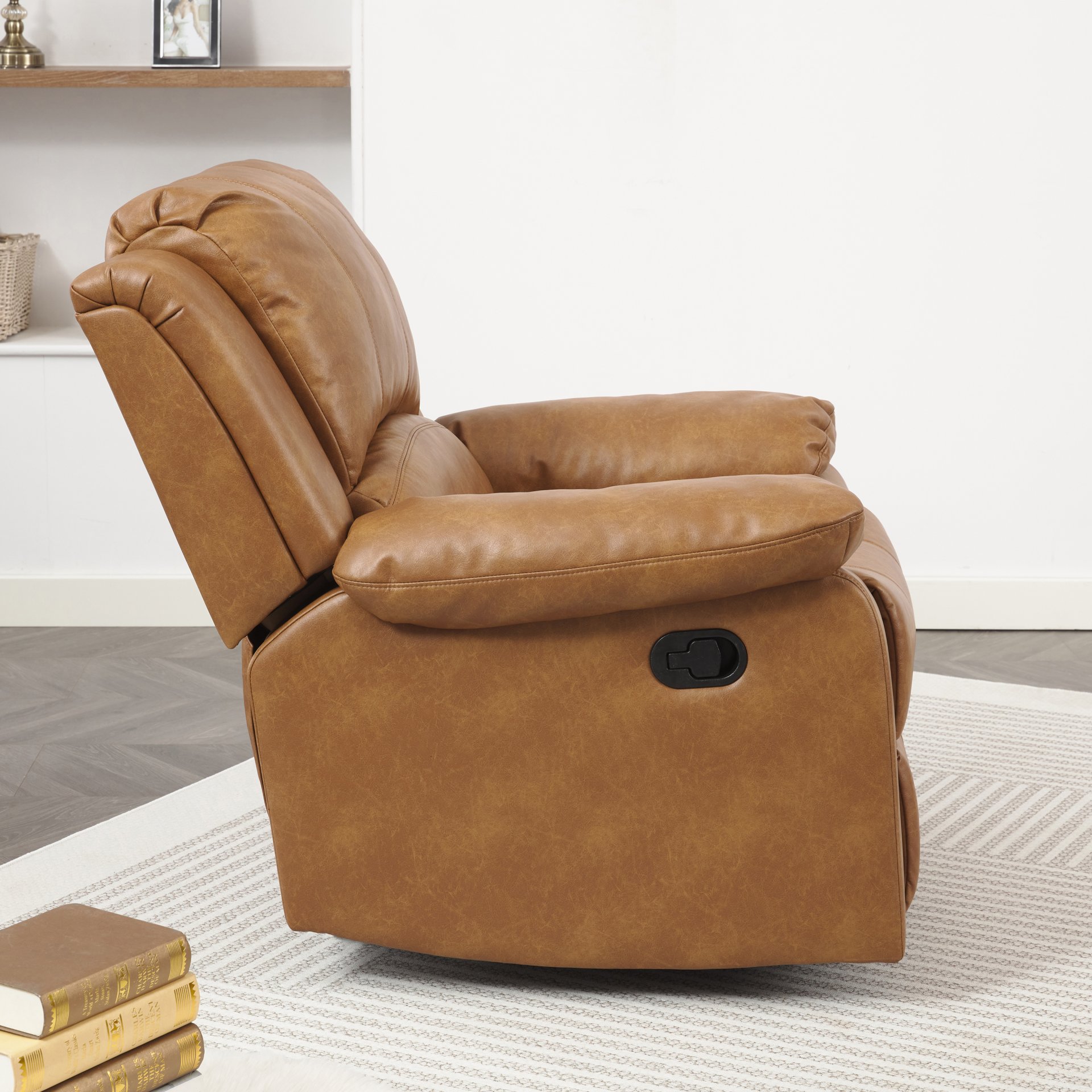 Charlotte - Glider Recliner - Brown - Image 5