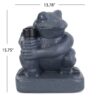 Whimsical - Neptune Umbrella Base With Frog Design - Gray - Image 3