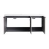 Contemporary 48" Wall Mounted Bathroom Vanity With Resin Double Sink & Soft Close Doors - Khaki - Image 18