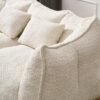 Comfortable Dual Beanbag Chair With High Resilience Foam Core For 2 People - Beige - Image 9
