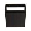 Modern 16" Bathroom Vanity Sink Combo With Ceramic Sink And Cabinet For Small Spaces - Black - Image 24