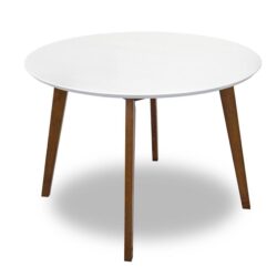Alina - Dining Table - Brown / White