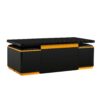 Lift Top Coffee Table With 4 Storage Stools, Multi Functional Adjustable Coffee Table For Living Room - Black - Image 24