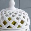 Ballas - Bird Lidded Jar - White - Image 3
